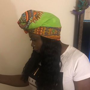 African print head wraps 72x22